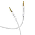 Hoco AUX kabel 3,5 mm Jack – Audio kabel Male to Male – 1 meter – Zilver