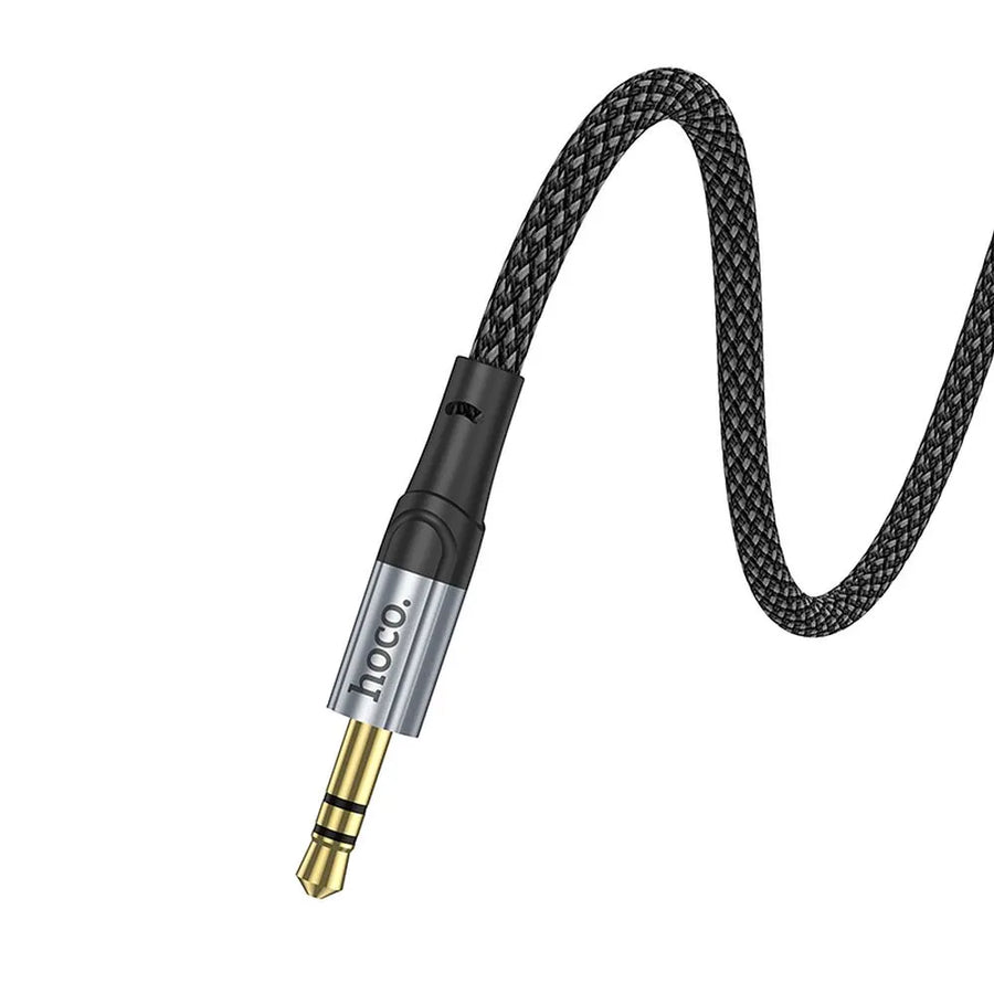 Hoco AUX kabel 3,5 mm Jack – Audio kabel Male to Male – 1 meter – Zwart