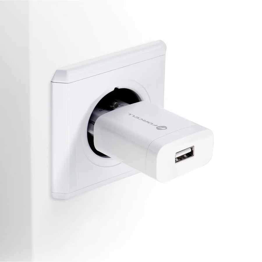 Forcell Oplader - Wall Charger – 18 Watt – USB-A – Wit