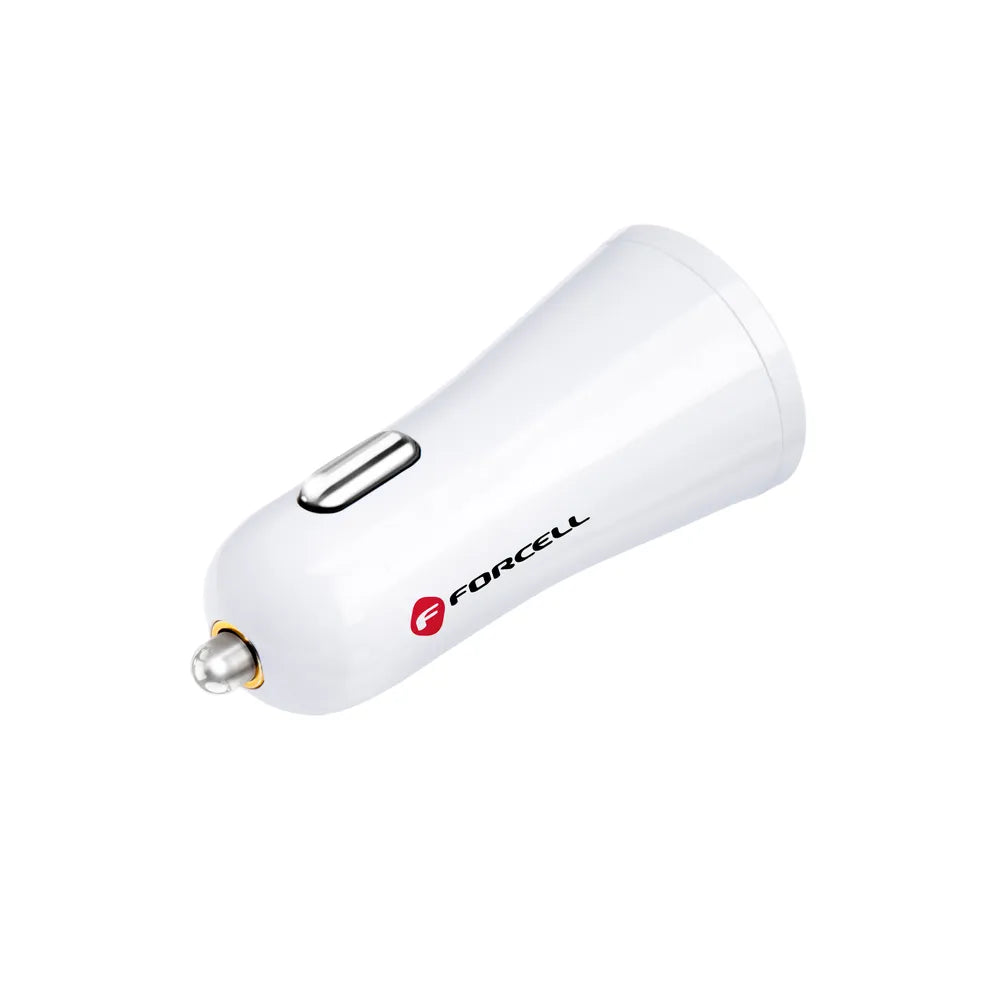 Forcell Autolader USB-A – Quick Charge 3.0 – 12/24V – 2.4A – Wit – productfoto 5