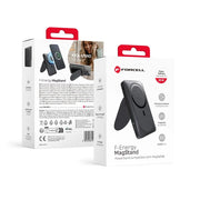 Forcell MagStand Powerbank met Standaard en MagSafe – 10.000 mAh – 20W – Zwart