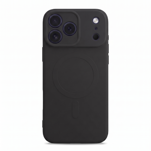 Casify Siliconen Hoesje met MagSafe voor de iPhone 17 Pro Max - Zwart