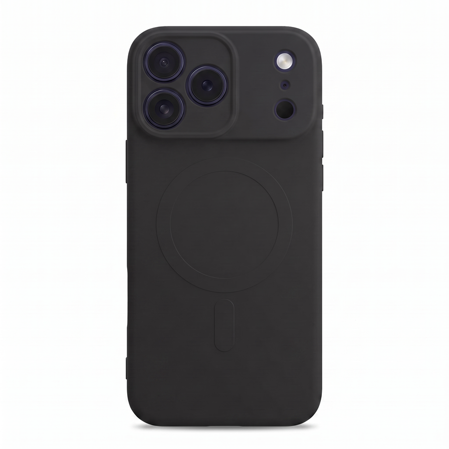 Casify Siliconen Hoesje met MagSafe voor de iPhone 17 Pro Max - Zwart