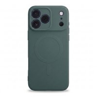 Casify Siliconen Hoesje met MagSafe voor de iPhone 17 Pro Max / 18 Pro Max - Legergroen