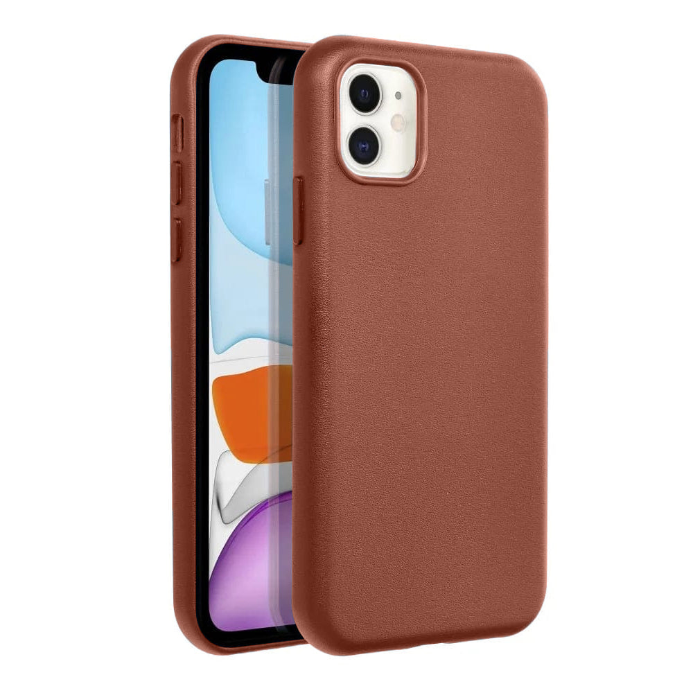 Casify Leren Hoesje met MagSafe voor de iPhone 11 – Omber