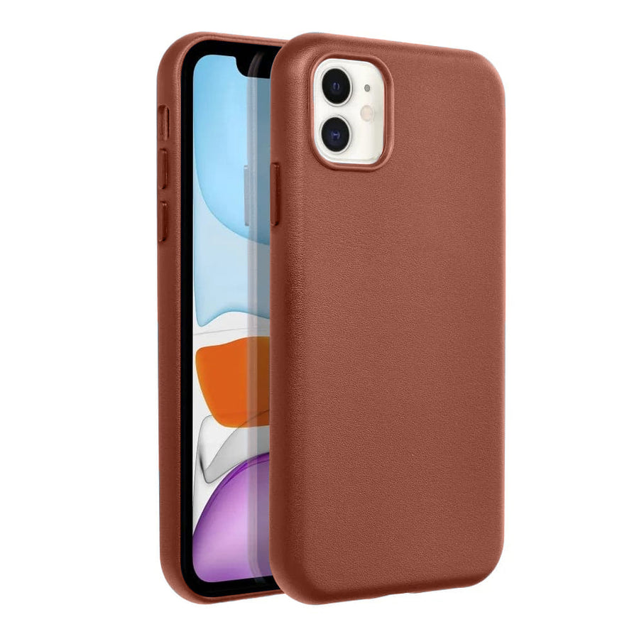 Casify Leren Hoesje met MagSafe voor de iPhone 11 - Omber