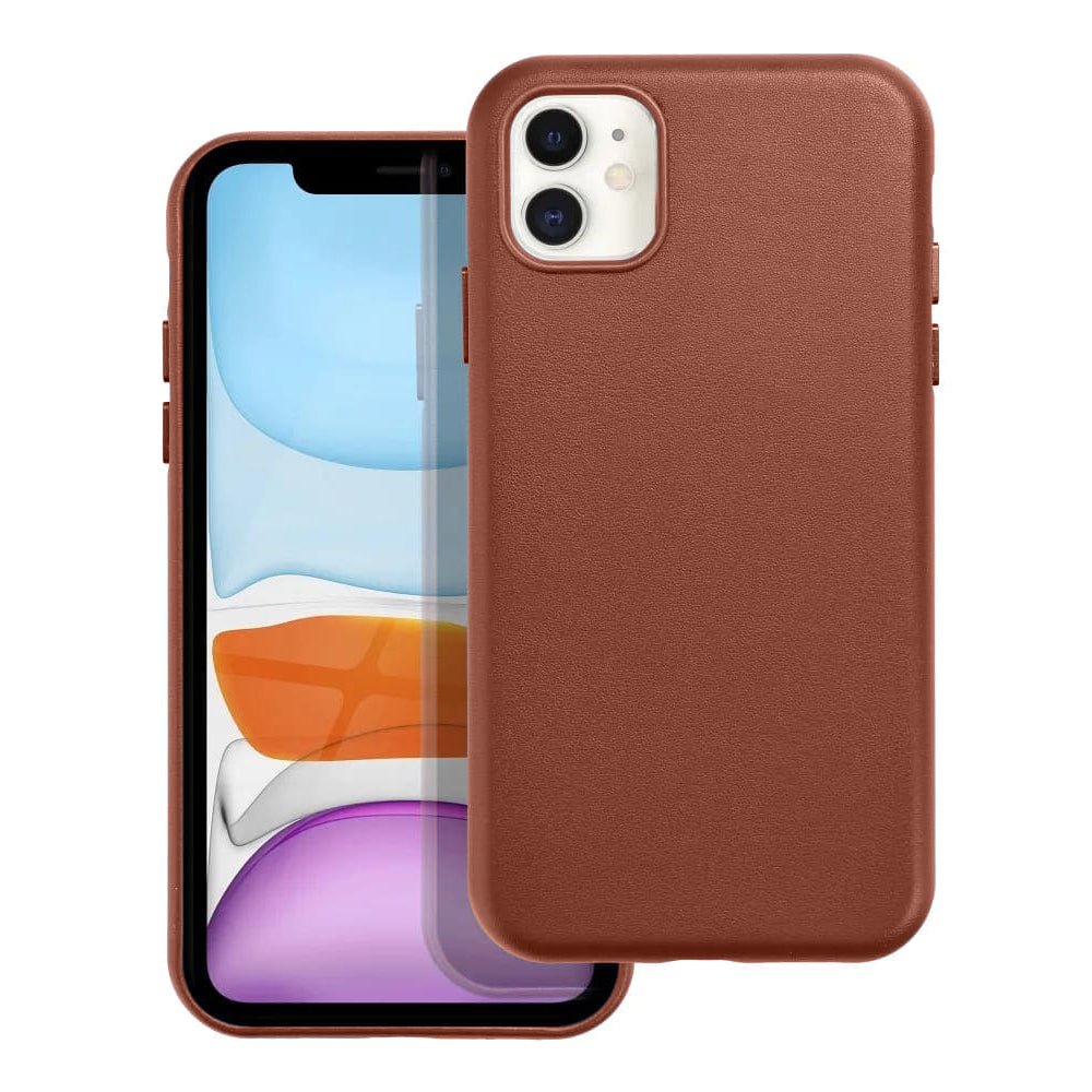 Casify Leren Hoesje met MagSafe voor de iPhone 11 – Omber – productfoto 2