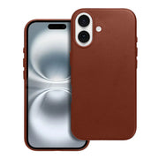 Casify Leren Hoesje met MagSafe voor de iPhone 16 - Omber